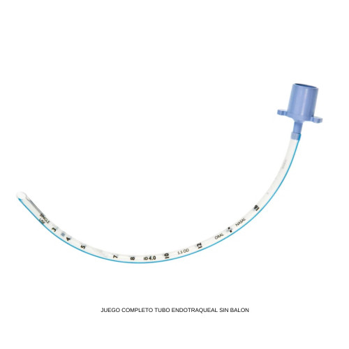 Tubo Endotraqueal con O sin Balon
